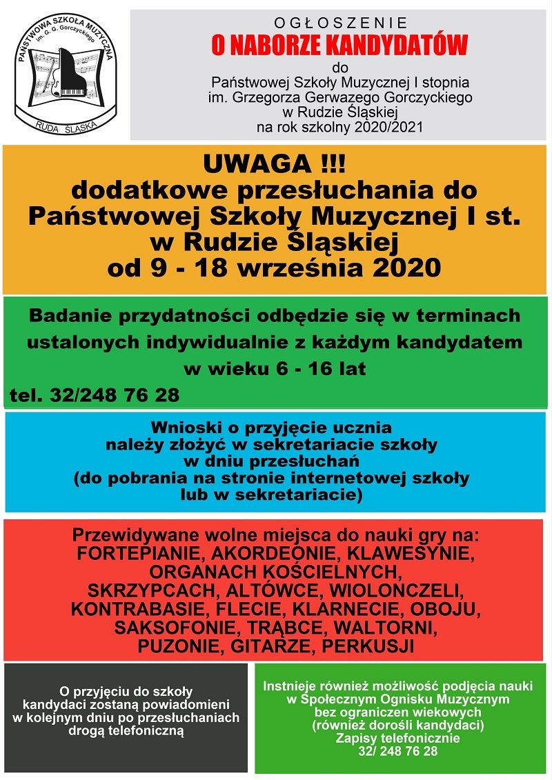 ogłoszenie I stopień 2020 2021 II tura